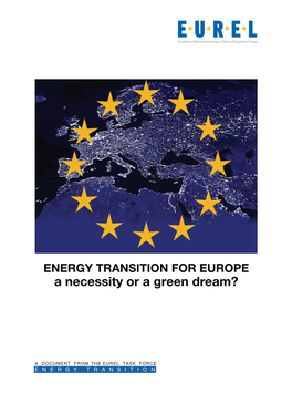 Study Energy Transition for Europe