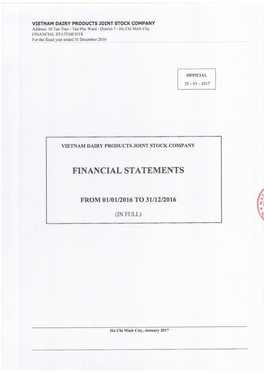 04. Financial Statements Quarter 4/2016