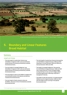 Chapter 5: Boundary and Linear Features Broad Habitat