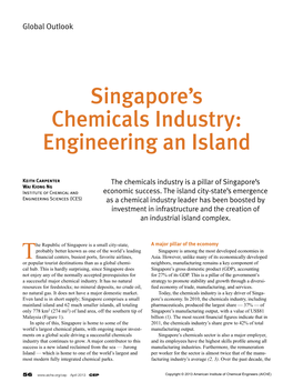 Singapore's Chemicals Industry