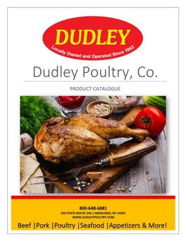 Dudley Poultry, Co