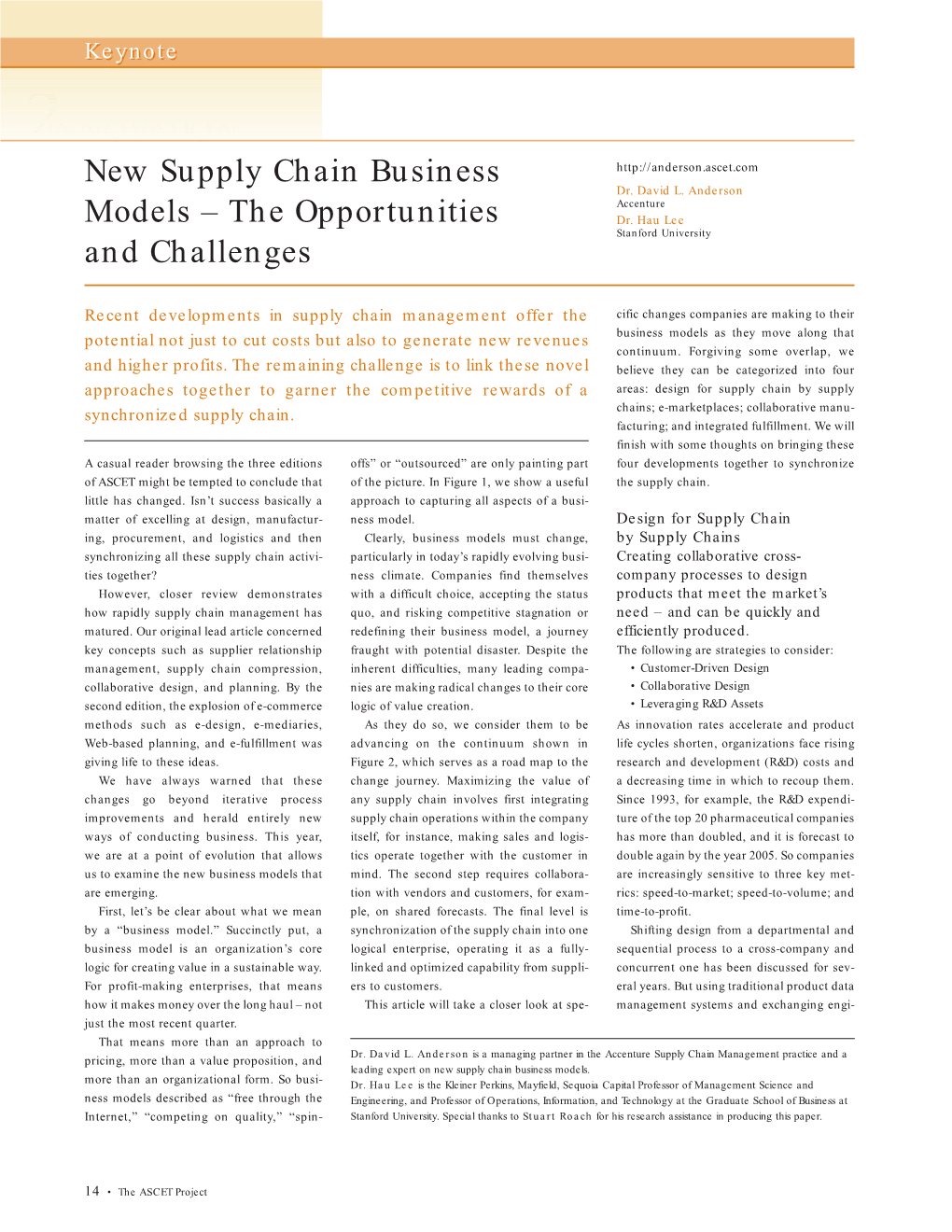 2INNOVATION New Supply Chain Business Dr