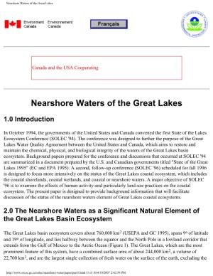 Nearshore Waters of the Great Lakes