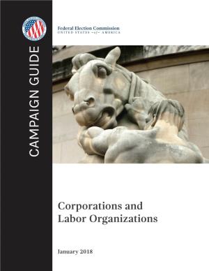 Campaign Guide for Corporations and Labor Organizations