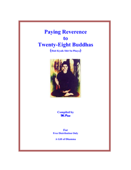 Paying Reverence to 28 Buddha.Pdf