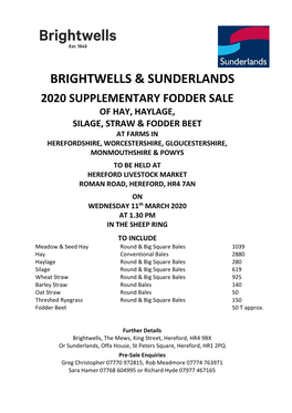 Brightwells & Sunderlands