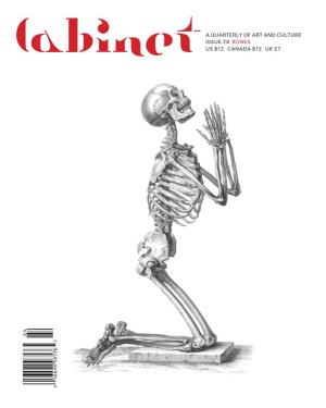 Cabineta Quarterly of Art and Culture Issue 28 Bones Us $12 Canada $12