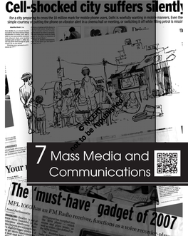 Mass Media and Communications