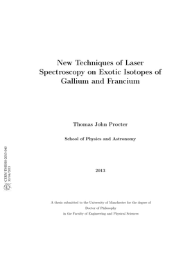 New Techniques of Laser Spectroscopy on Exotic Isotopes of Gallium and Francium