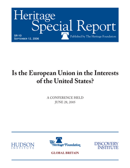 The European Union in the Interests of the United States?