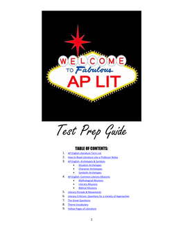 Test Prep Guide