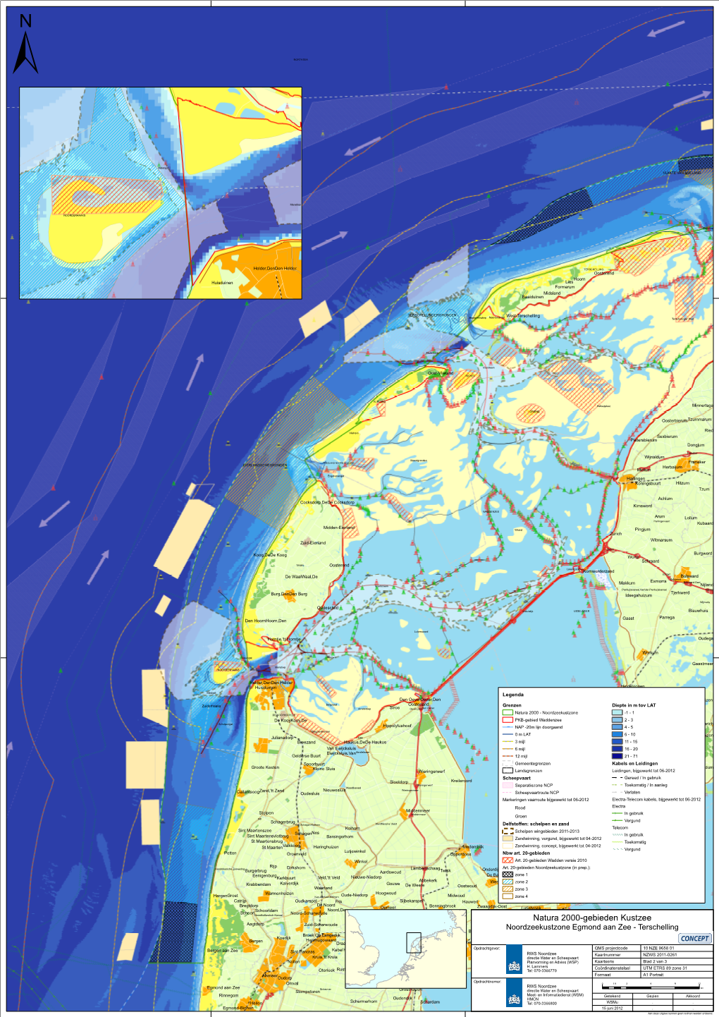 Natura 2000-Gebieden Kustzee