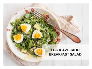 Egg & Avocado Breakfast Salad