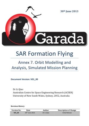 Annex 7. Orbit Modelling and Analysis, Simulated Mission Planning