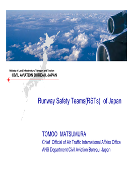 Runway Safety Teams(Rsts) of Japan
