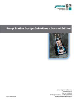 Pump Station Design Guidelines – Second Edition