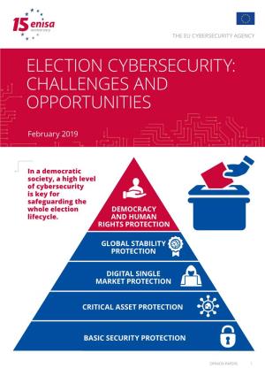 Election Cybersecurity: Challenges and Opportunities