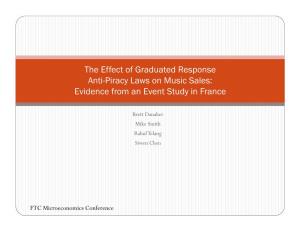 The Effect of Graduated Response Anti-Piracy Laws on Music Sales: Evidence from an Event Study in France