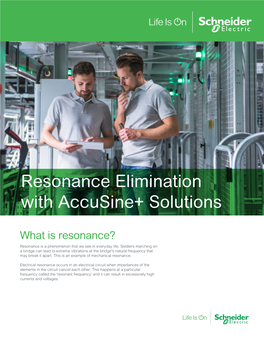 Resonance Elimination with Accusine+ Solutions