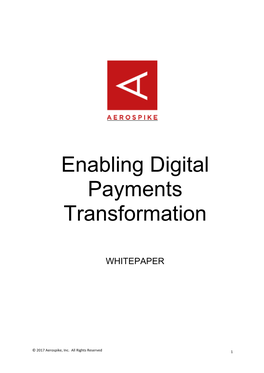 Enabling Digital Payments Transformation