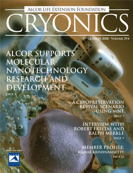 4Th Quarter 2008 Issue of Cryonics Magazine