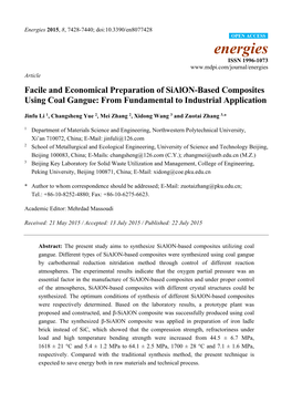 Facile and Economical Preparation of Sialon-Based Composites Using Coal Gangue: from Fundamental to Industrial Application