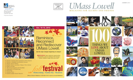 Reminisce, Reconnect and Rediscover Umass Lowell