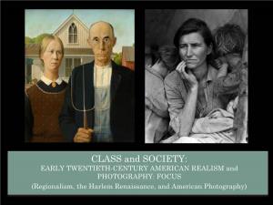 CLASS and SOCIETY