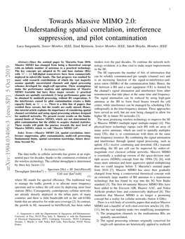 Towards Massive MIMO 2.0: Understanding Spatial Correlation