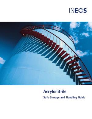 Acrylonitrile Safe Storage and Handling Guide Table of Contents