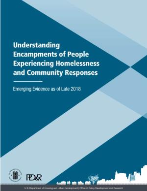 Understanding Encampments of People Experiencing Homelessness and Community Responses