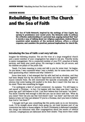 Rebuilding the Boat: the Church and the Sea of Faith