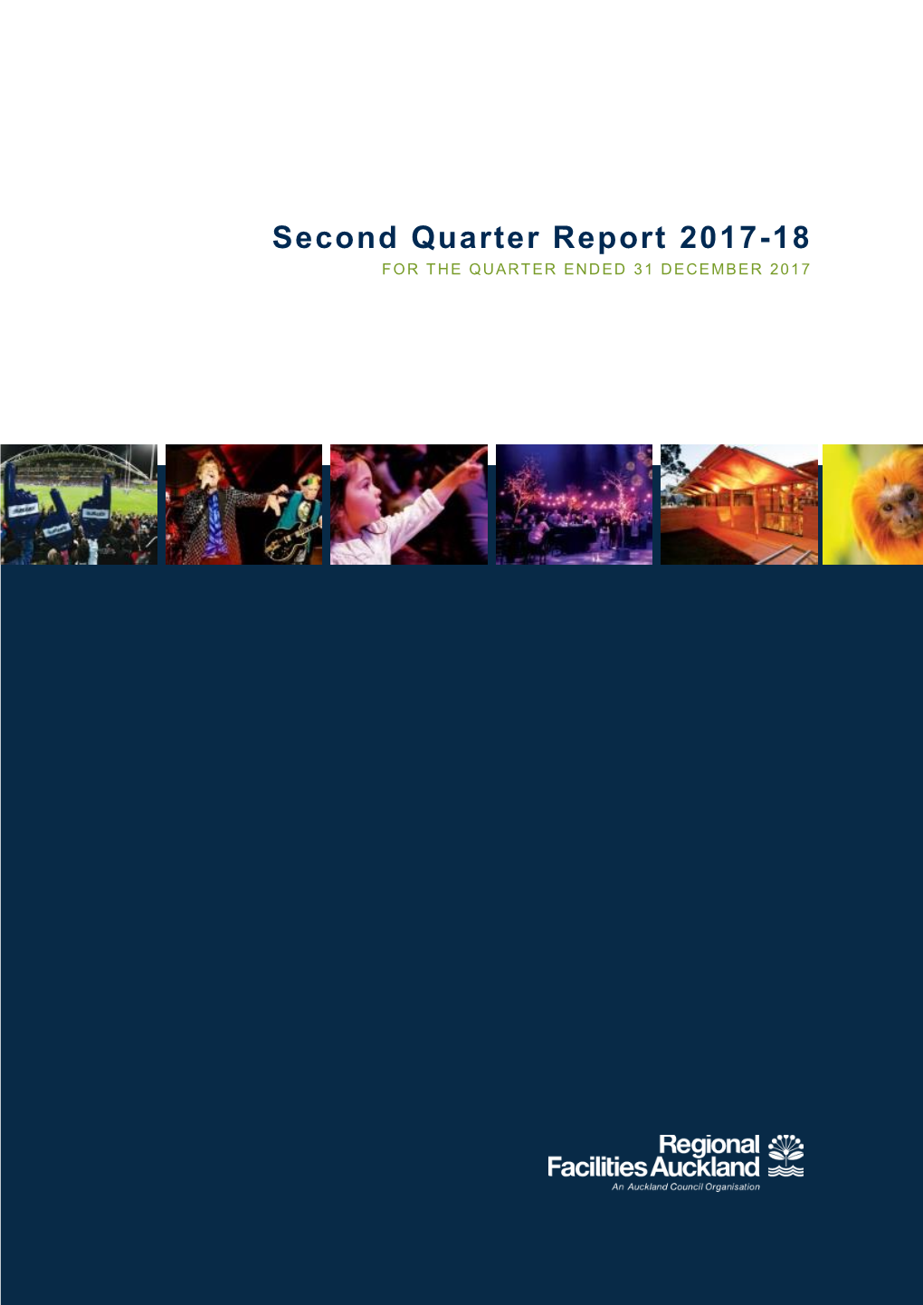 Item 15 Regional Facilities Auckland Second Quarter