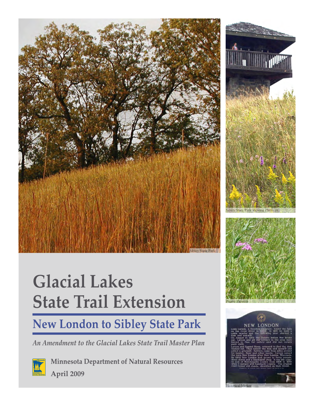 Glacial Lakes State Trail Extension: New London to Sibley State Park