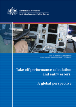 Take-Off Performance Calculation and Entry Errors: a Global Perspective