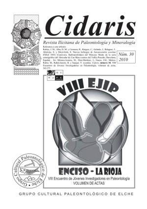 Revista Ilicitana De Paleontología Y Mineralogía Núm. 30 2010