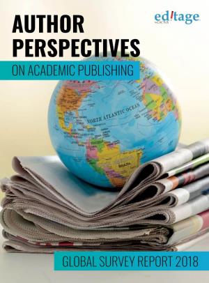 Author Perspectives on Academic Publishing