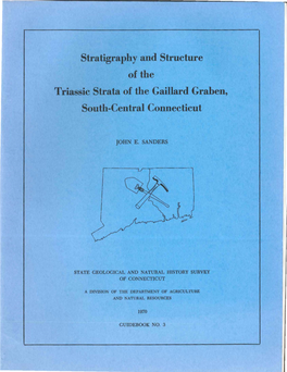 Stratigraphy and Structure of the Triassic Strata of the Gaillard Graben, South-Central Connecticut