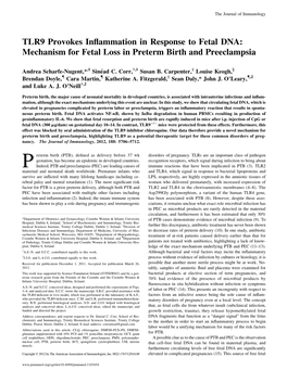 Preterm Birth and Preeclampsia Fetal