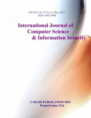 International Journal of Computer Science & Information Security