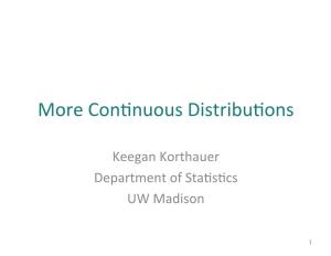 Distributions IV
