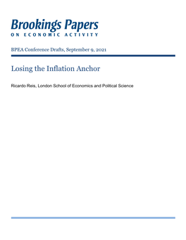 Losing the Inflation Anchor