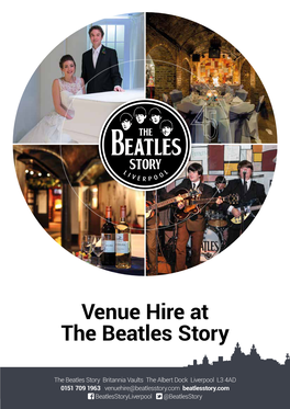 Venue Hire at the Beatles Story