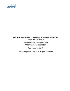 THE CHARLOTTE-MECKLENBURG HOSPITAL AUTHORITY (D/B/A