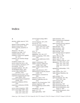 Absolute Validity Interval 3163, 3168 Abstract System Modeling 3076 Abstract System Theory 3077 Abstract Systems, Properties