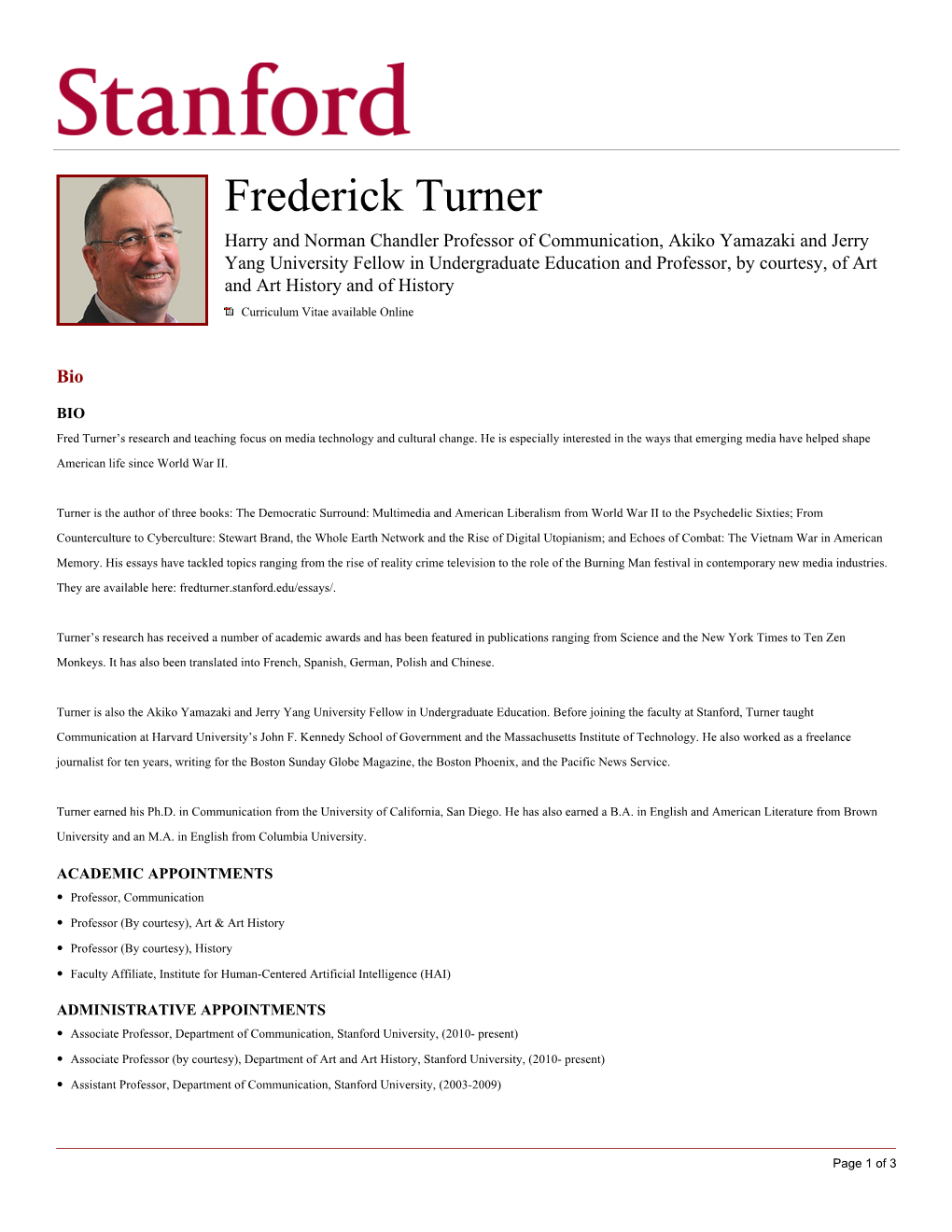 Frederick Turner