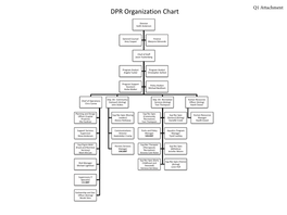 DPR Organization Chart