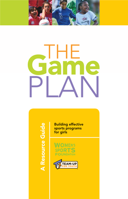 A Resource Guide the for Girls Sports Programs Building Effective