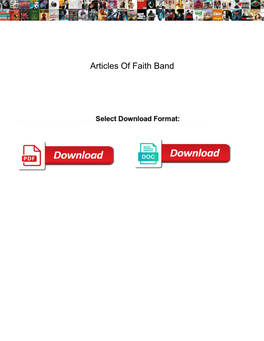 Articles of Faith Band