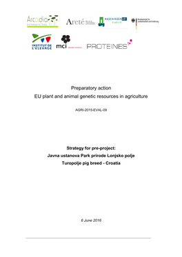 Strategy for Pre-Project: Javna Ustanova Park Prirode Lonjsko Polje Turopolje Pig Breed - Croatia